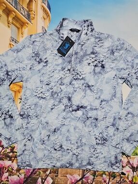 Scales Camo 1/2 Zip Pullover Shirt‎ Size Small New